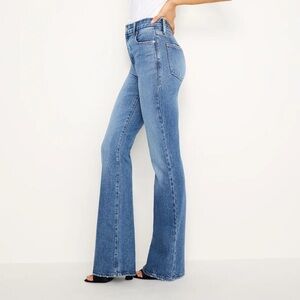 Good American Light Blue Flare Jeans